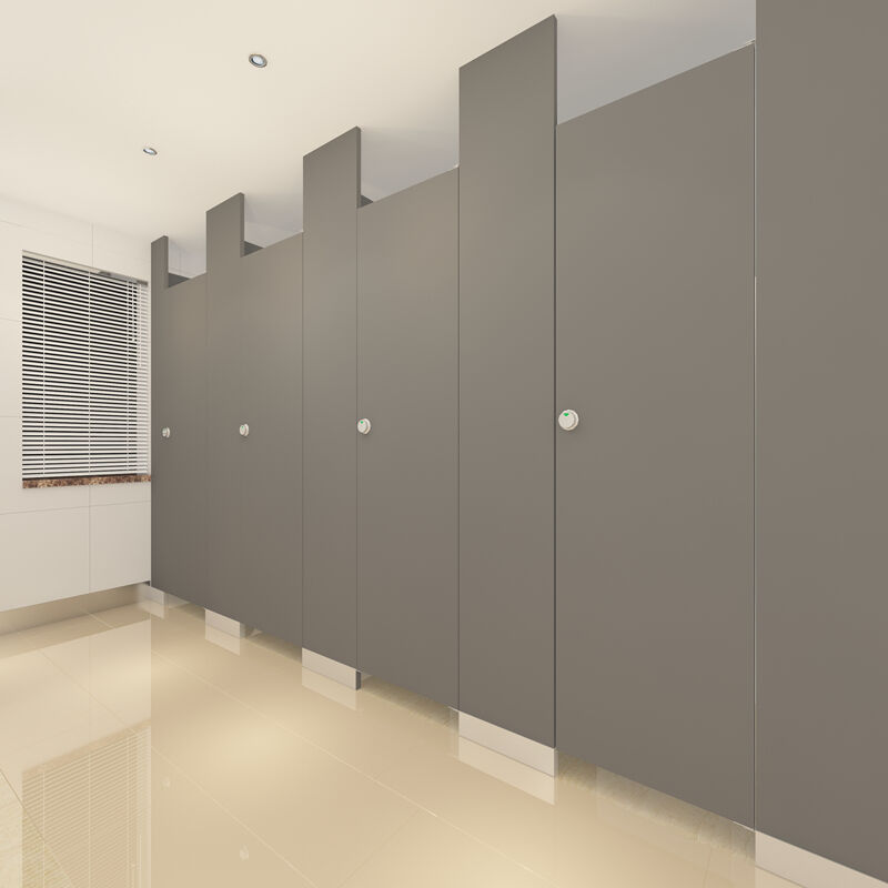 Wood Powder Coated Steel Bathroom Stalls | Industrial-Grade, 90% Recycled, ASTM Certified